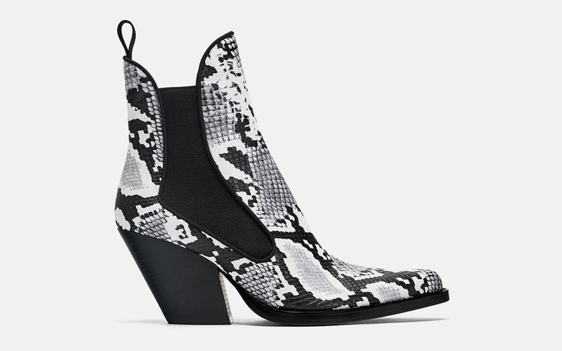 Cowboystiefelette Zara